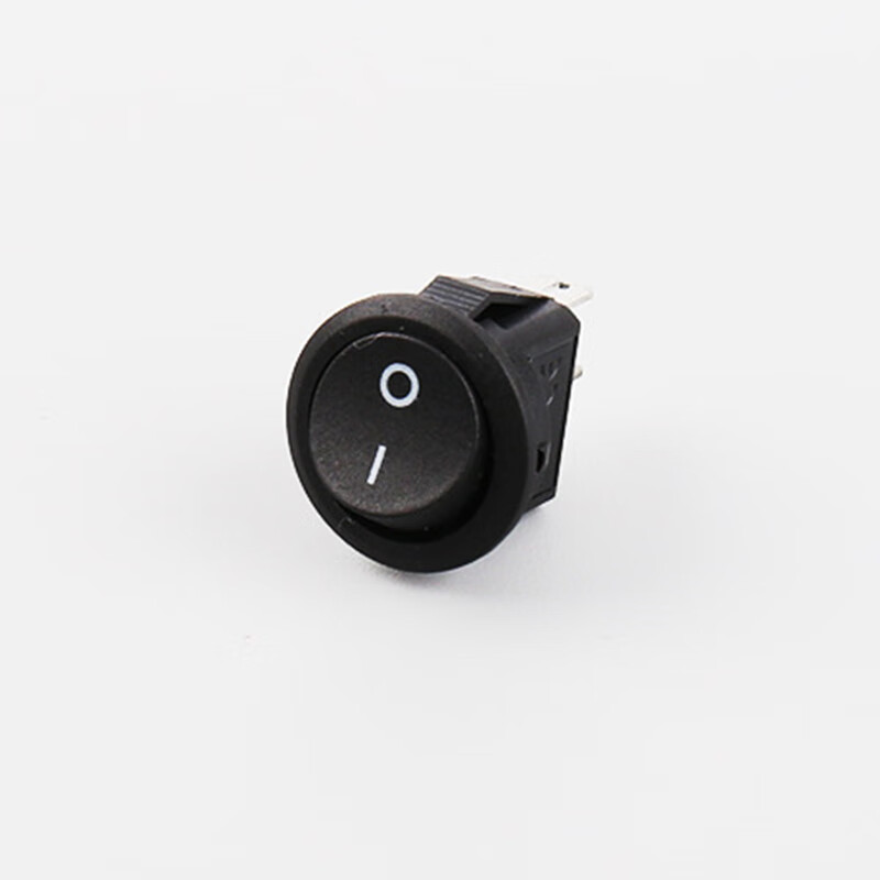 Tianshili small round ship-shaped switch 16.5mm small power switch rocker switch red 2 feet (pack of 10)