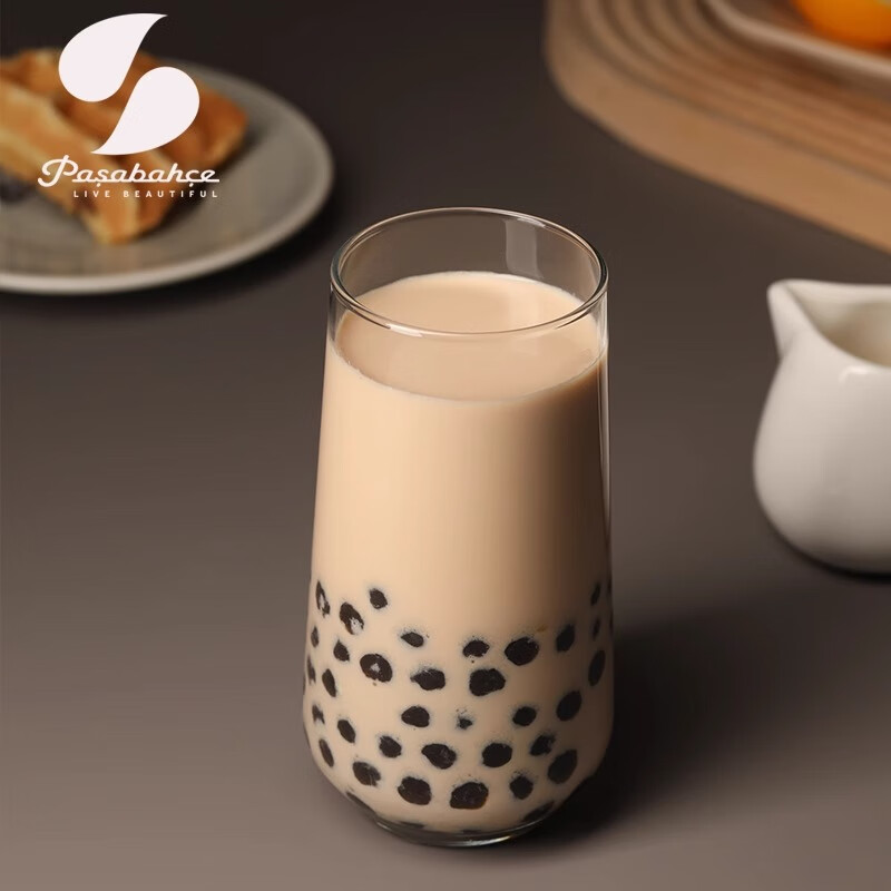 Pasha Paqi imported glass water cup beverage beer cup ice cream milk cup 470 ml 1 piece 420015-1