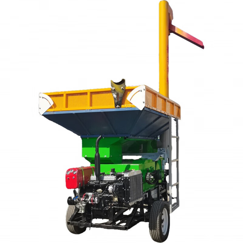 Pupan fully automatic large corn thresher new forklift loading and beating machine dry and wet dual-purpose corn thresher can be loaded on the truck. Please contact customer service for details of the motor model.