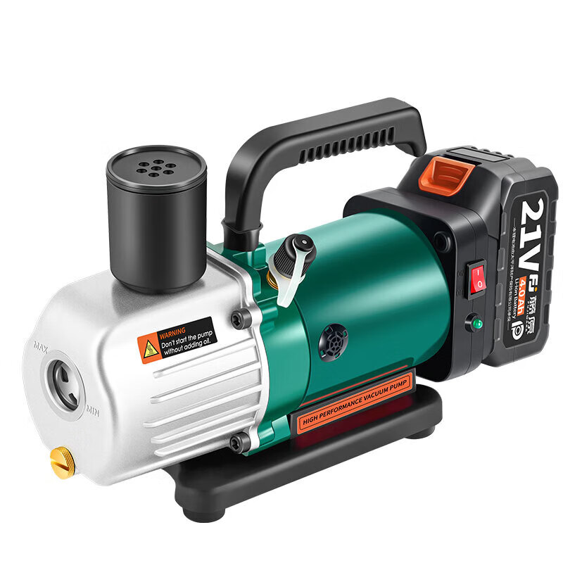 Fujiwara lithium battery vacuum pump air conditioner special refrigerator refrigeration repair wireless vacuum machine experimental rechargeable air pump brushless PG21-4MSV (dual battery)