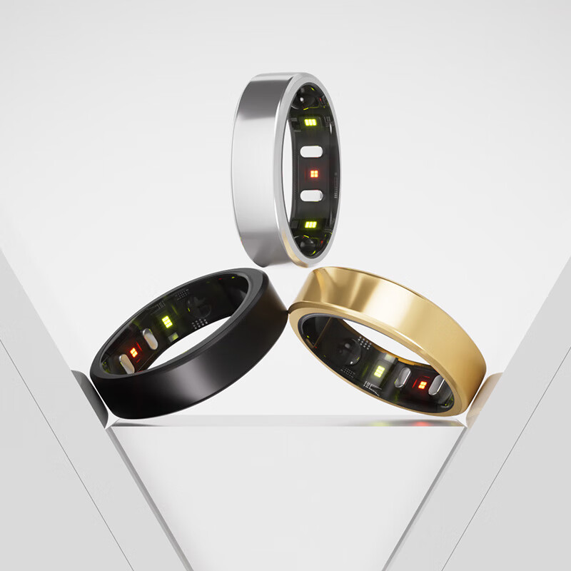 RingConnGen 2 Smart Ring Sports Heart Rate Blood Oxygen Health Sleep Respiration Monitoring Waterproof Ring Rose Gold No. 10