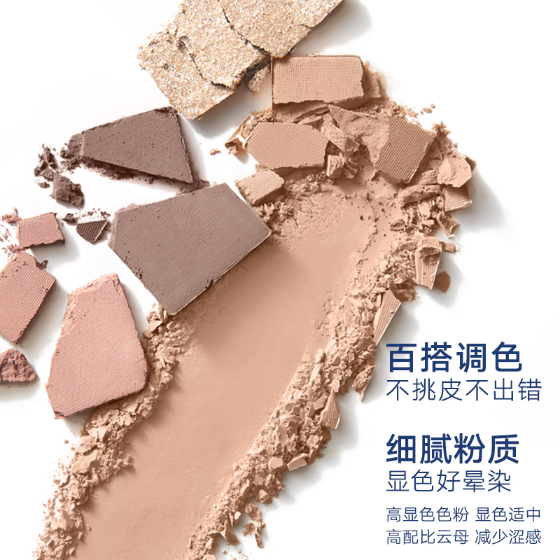 Orange makeup, lipstick, high-gloss contouring palette, eye shadow palette, lip mud, lip glaze cosmetics, complete set of New Year gifts, recommended by Huangpi, gentle and light-looking Tiancai 5 pieces