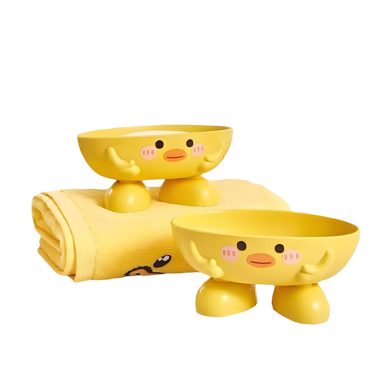 Soap box storage rack cartoon soap box duck storage bathroom household cute dormitory little yellow duck bathroom little yellow duck soap box 1
