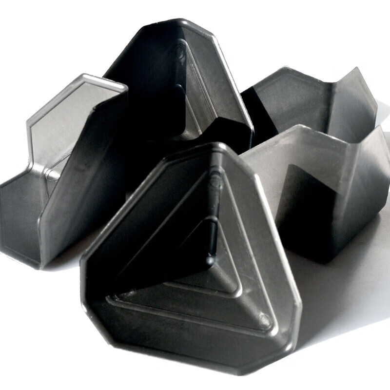 Three-sided plastic corner protector express packaging carton edge triangle protective sleeve packaging furniture anti-collision anti-bump right angle 60 corner protector 500 pieces/reinforcement rib 1.3mm