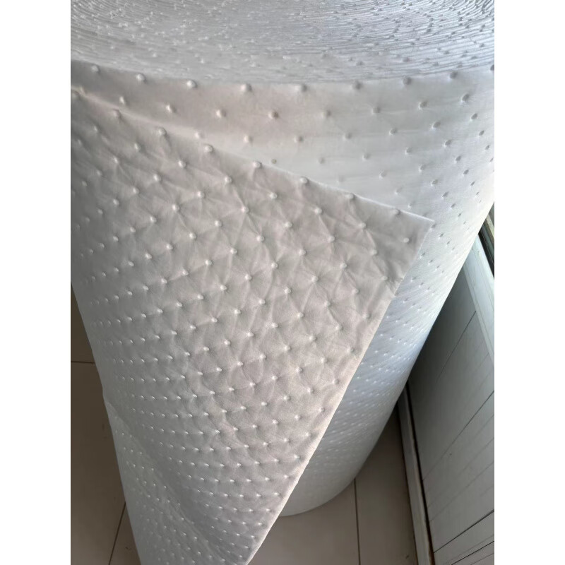 Composite pressure point oil-absorbing cotton oil-absorbing felt absorbing cotton industrial marine oil-absorbing roll gas station factory workshop oil-absorbing pad 1 meter wide 50 meters long 3mm thick