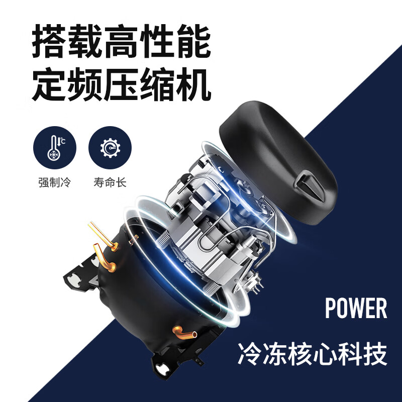 Nixue Commercial Freezer Large Freezer Large Freezer Refrigerator Energy-saving Horizontal Single Temperature Freezer Household Deluxe Edition Deepened and Widened Large-Capacity Freezer Commercial 828 Copper Tube 1700x700x850mm