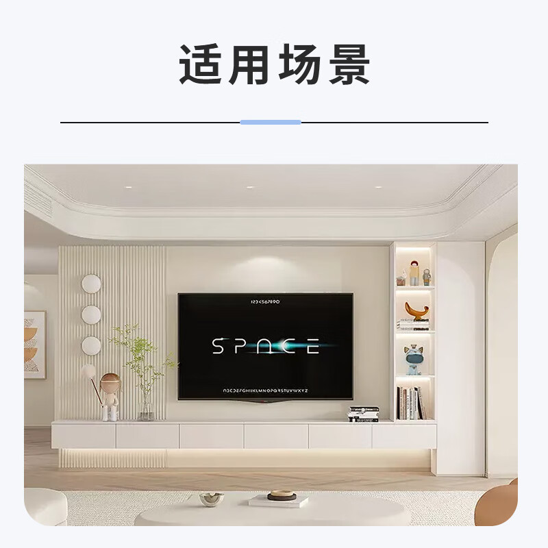 Dongpuli (40-75 inches) TV mount fixed TV wall mount bracket universal Xiaomi Hisense Skyworth TCL Konka Huawei smart screen TV stand bearing capacity 70kg