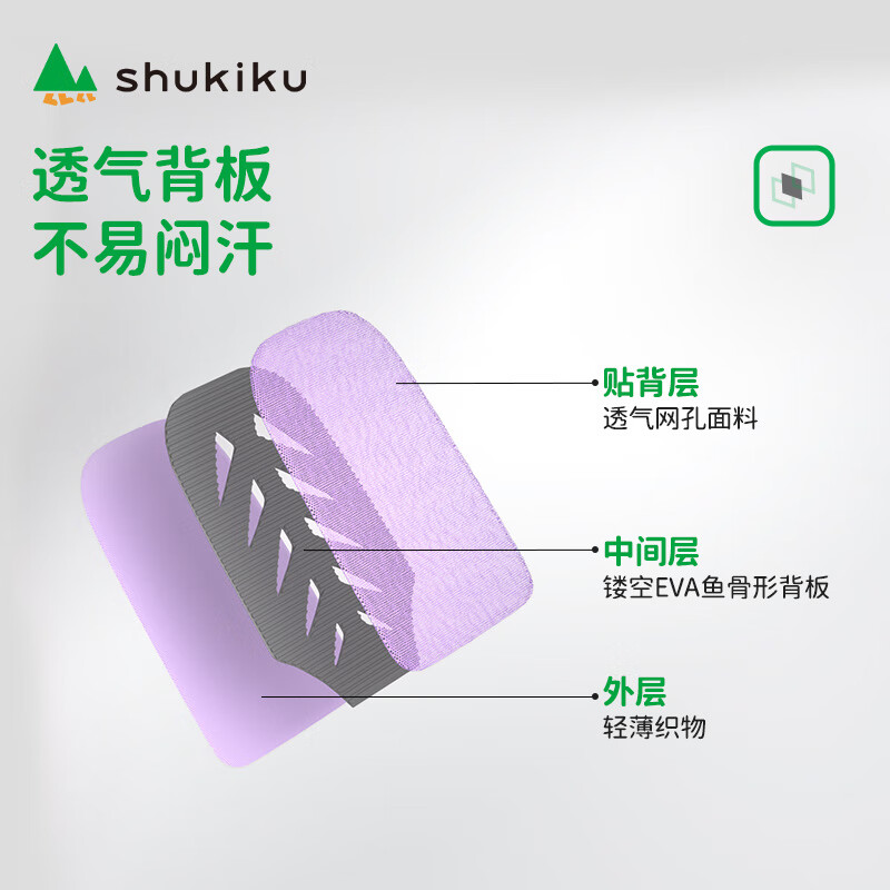 SHUKIKU Fun and Cute Children's Spine Protector School Bag High-Looking Elementary School Student Ultra-Lightweight Reducing Backpack Backpack Platycodon Purple M Size