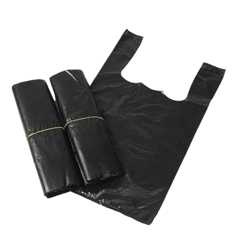 Ningxun Eared Garbage Bags Thickened Garbage Bags Vest Handbags Bundle of 50, total of 10 bundles - 3 silk 32X52