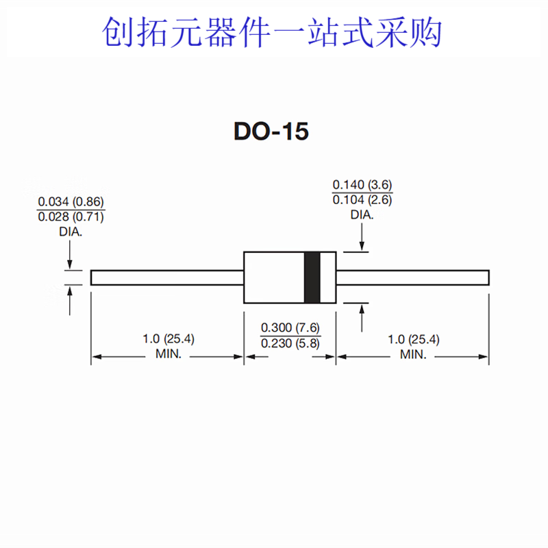 TVS transient suppression diode P6KE22A/24A/30A/33A/36A/39CA one-way/bi-directional plug-in P6KE22A one-way 22V (20 pcs)