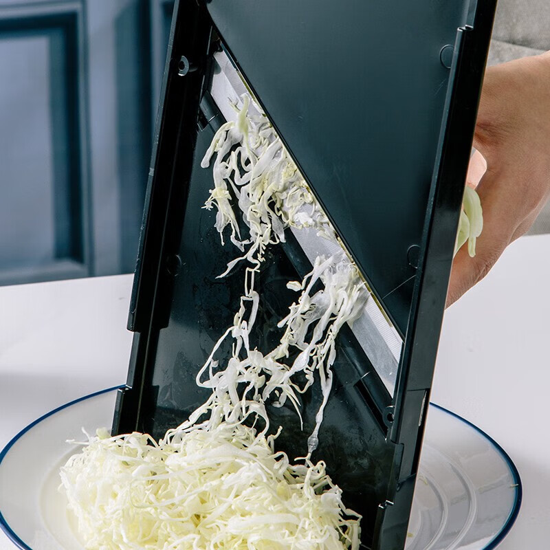 Shimomura (SHIMOMURA) Japan imported cabbage shredder, cabbage grater, vegetable cutter, scraper, grater knife with hand guard, melon and fruit slicing, large size