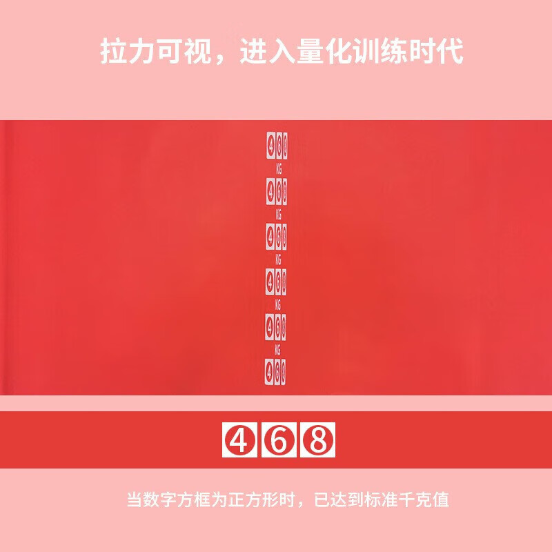 JOINFIT Digital Stretch Band Yoga Pull Band Fitness Training Pro Version Yellow 5 lbs X.R.012A-J