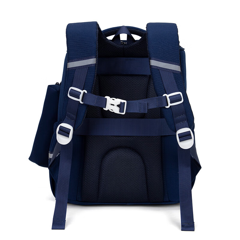 Walker Shop Light Luxury New Primary School Bags 1 to 6 Grades Spine Protection and Burden Reduction Boys and Girls Backpacks British Style Comfortable Backpacks Navy Blue Large Size Recommended for Grades 2-6 Default Size