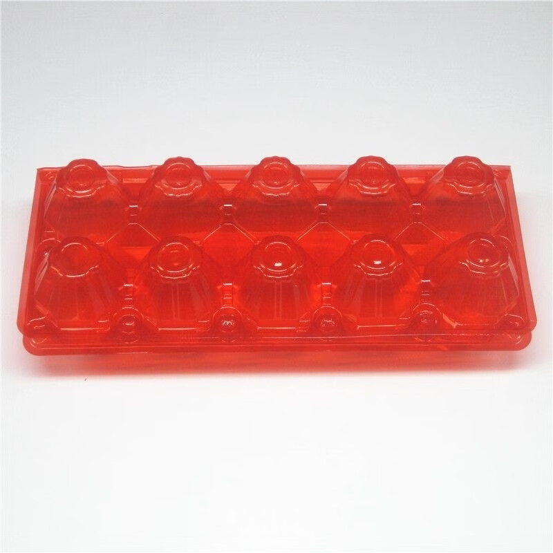 An Junsheng baby return gift red packaging box plastic egg tray 10 pieces of eggs full moon happy eggs disposable egg tray red egg tray 10 pieces 50 pieces can hold 500 pieces