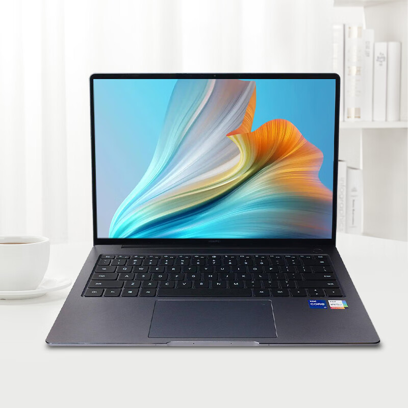 Huawei (HUAWEI) second-hand notebook computer matebook 13/14 inch touch screen 2K full screen d14/15/16 college student high performance programming clip light and thin portable design business office computer 95 new Honor R5-2500U 8G+256G 14 inch