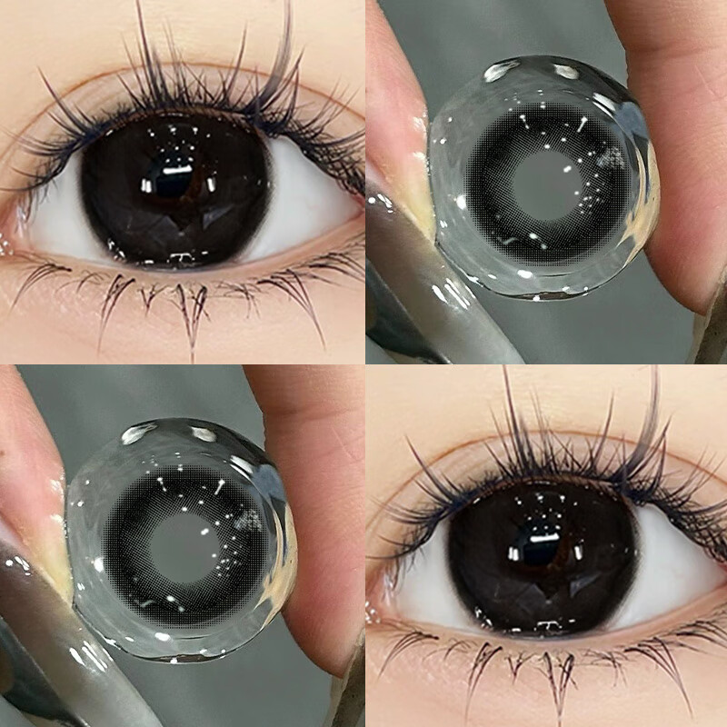 OVOLOOK Black Color Contact Lenses Half Yearly Disposable Genuine Sandwich Size Diameter Hydrating Pure Desire Color Contact Lenses Flagship Store Pure Philosophy 14.2 Half Yearly Disposable 0 Degree