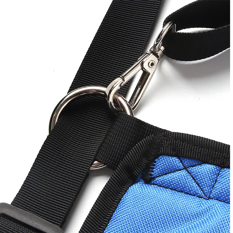 CLCEY dog hind leg auxiliary belt for medium and large dogs, elderly dogs, walking auxiliary belt for pets going up and down stairs, black 2XL size (recommended weight 72-118 catties)