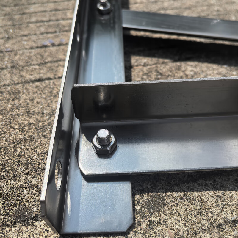 Suitable for thickened air conditioner outdoor unit side mounting bracket 1 hp 1.5 hp 2 hp 3 stainless steel horizontal mounting bracket special bracket pass 3-5 hp side mounting extra thick steel plate with screws stainless steel