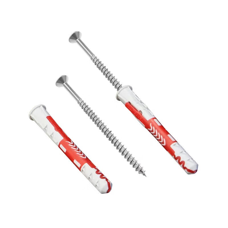 Vinoa expansion screw TV cabinet bracket wall cabinet gypsum board hollow brick wall special expansion tube bolt extension rod 10*100 hexagonal head screws 20 sets