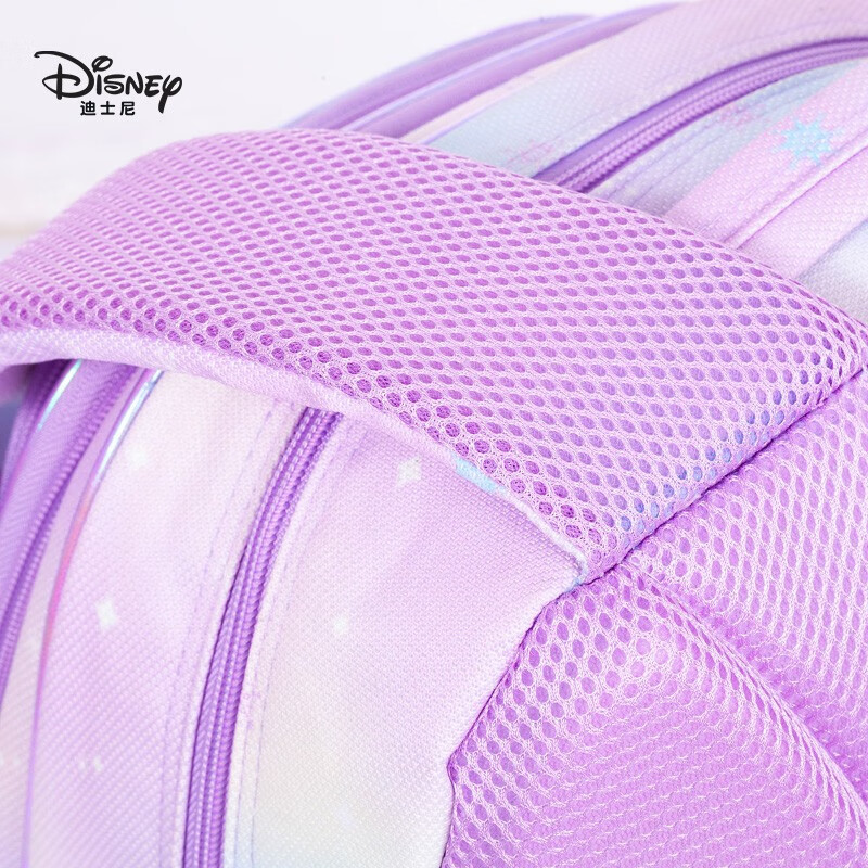 Disney (Disney) children's backpack, girl's schoolbag, primary school student's new style, light weight-reducing, first, second, third and sixth grade girls' large capacity backpack FP8523C