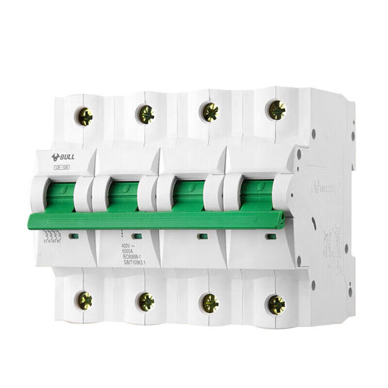Bull air switch series C type circuit breaker 4P narrow body high power circuit breaker switch 80A 4p