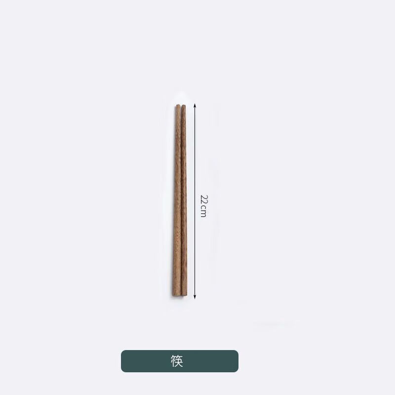 Kashiwa Chao chopsticks and spoon set, one person, one chopstick, portable tableware, student storage box, fork, single wooden chopsticks, thickened silver, one pair of chopsticks