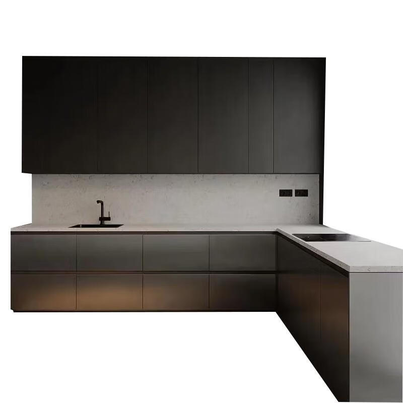 Kezitu whole house customization imported Kelifu integrated cabinet customization minimalist villa kitchen kitchen cabinet home all-in-one appointment measurement design deposit