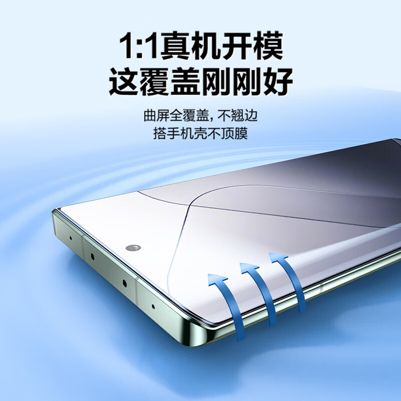 Flash magic suitable for Xiaomi 14pro/ultra mobile phone film xiaomi15pro/ultra tempered soft film hydrogel film full screen lamination high-definition anti-fingerprint protective film 2 pieces