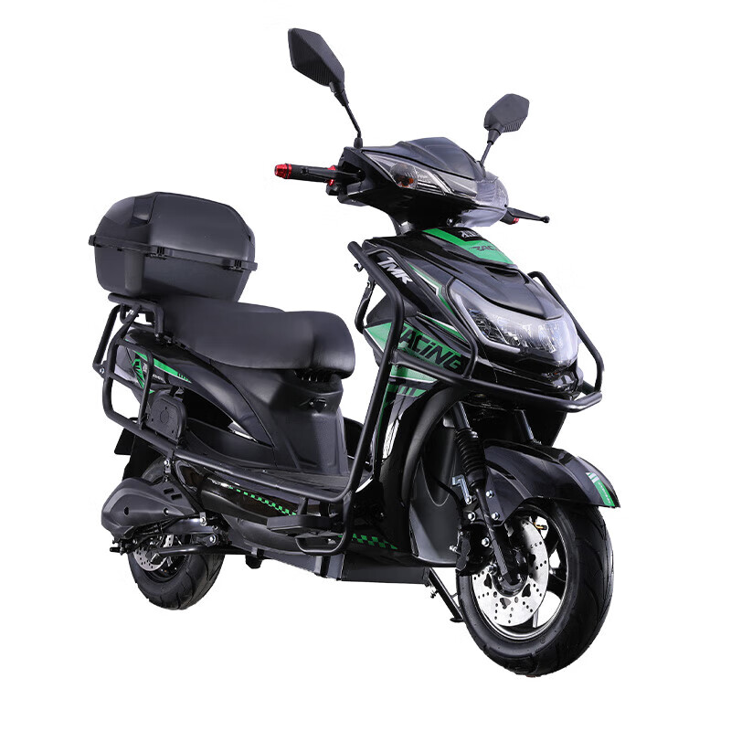 The new model Bumblebee 72V high-speed electric motorcycle, high power 3000W hill climbing king long-distance running 150 kilometers endurance electric motorcycle 60-yard Bumblebee + Transit motor + 72V32A lead-acid