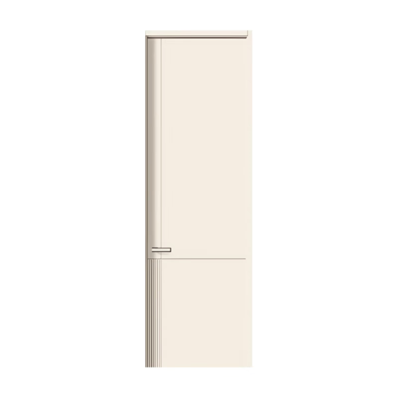 Bedroom door interior door unpainted wooden door light luxury simple high quality wooden door factory direct sale