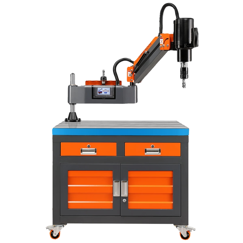 Wen Yijia servo electric tapping machine chuck workbench hand-held universal rocker desktop drilling machine touch screen automatic tapping 3-16 universal servo motor + workbench