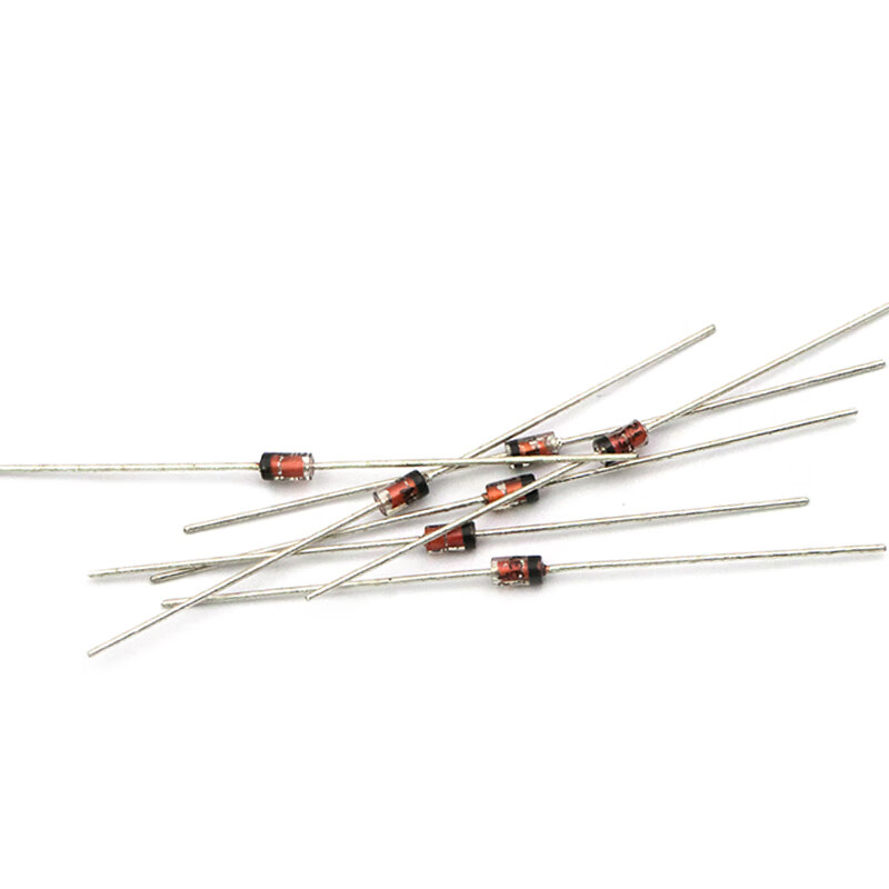 Dafurui direct plug glass diode 1N4733 voltage regulator tube 4728 4727 3.3 3V5V15V16V246V glass voltage regulator diode 1N4732 1W4.7V (50 pieces)
