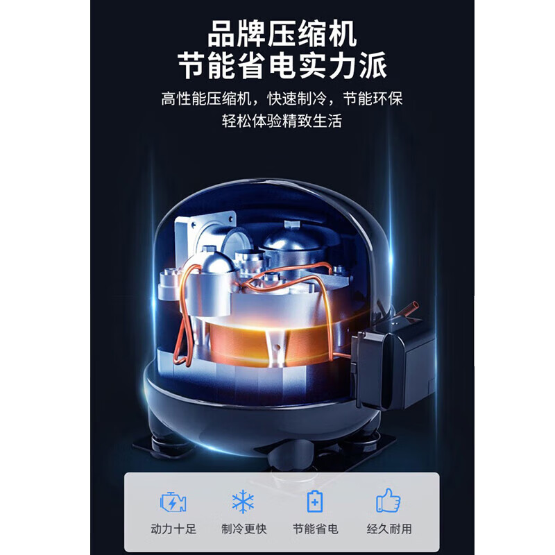 Oaks ultra-low temperature freezer -40 degrees large capacity household commercial freezer freezer seafood deep-cooling quick-freezing freezer -40 C ultra-low temperature 156L can store 320 kilograms of meat