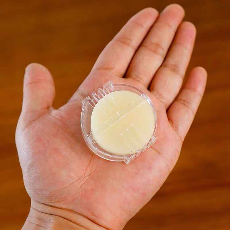 Kunsui imitation bamboo plastic embroidery stretcher, handmade cross-stitch stretcher, embroidery tool, cross-stitch lubricating thread wax, stamp embroidery stand tool, cross-stitch thread wax-2 boxes + 4 replacement packs