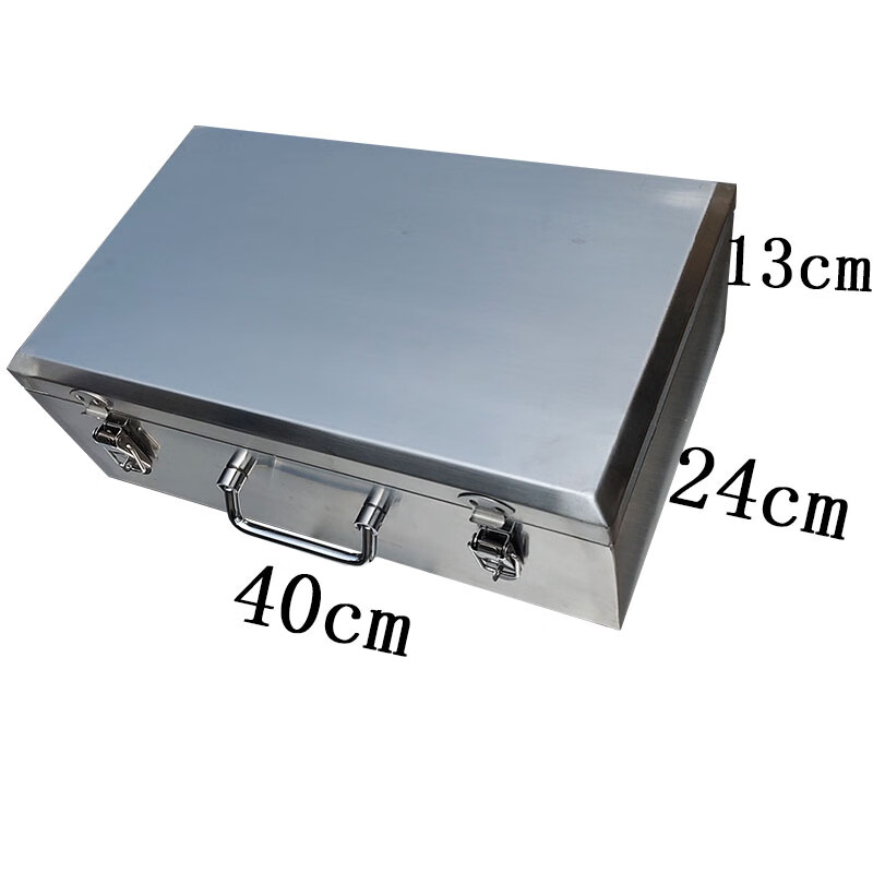 Shantou Lincun 304 stainless steel tool box with wheels, thickened small and large hardware tool box, storage box, storage box, material 304, thick 1mm 40*24*13