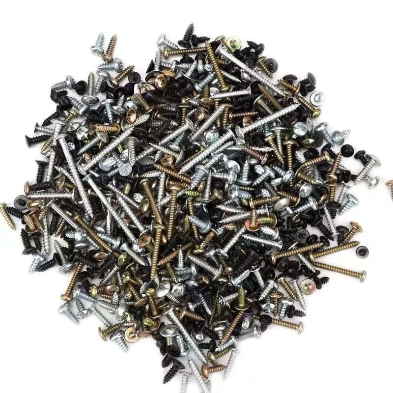 Ye Yu screws mixed self-tapping drywall cross fiberboard switch panel carpentry nails self-tapping loose random 1 catties mixed