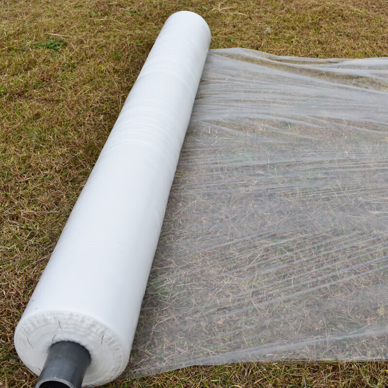 Agricultural shed film, mulch film, thickened planting agricultural land film, soil vegetable film, plastic film film insulation, white 10.5 catties, 1 silk, 0.8 meters wide, 1300 meters long