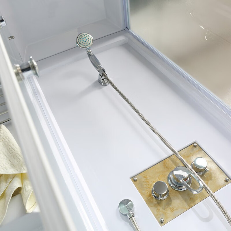 CleanDell integrated shower room bathroom bathroom dry and wet separation integrated shower room partition with toilet side door 190*120*220 (left) without steam