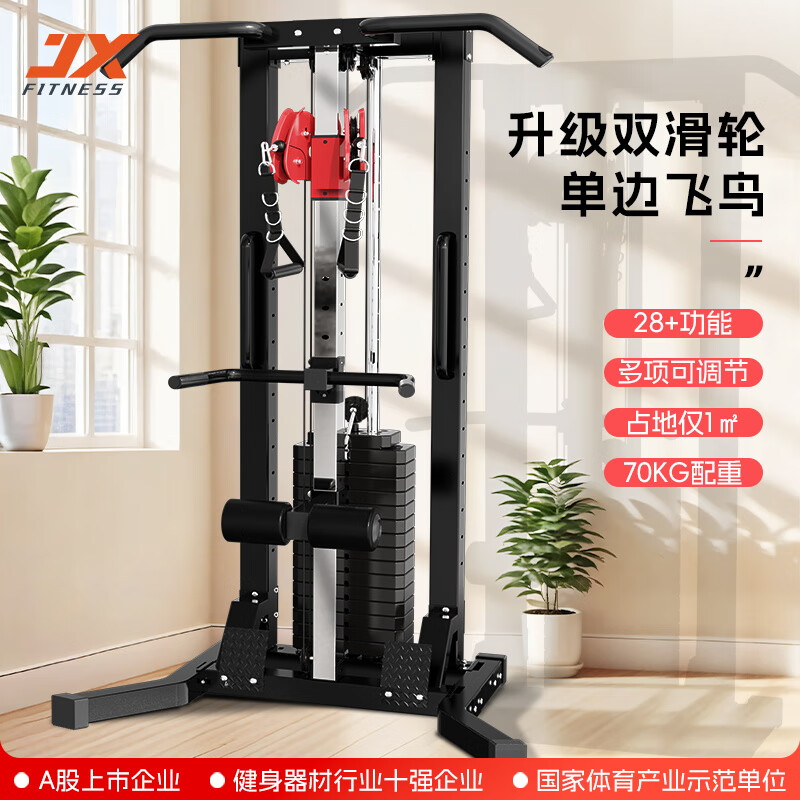 Junxia (JUNXIA) 898 Double Flying Bird Gantry Household Small Strength Fitness Multi-Function Comprehensive Trainer High and Low Pull Rowing