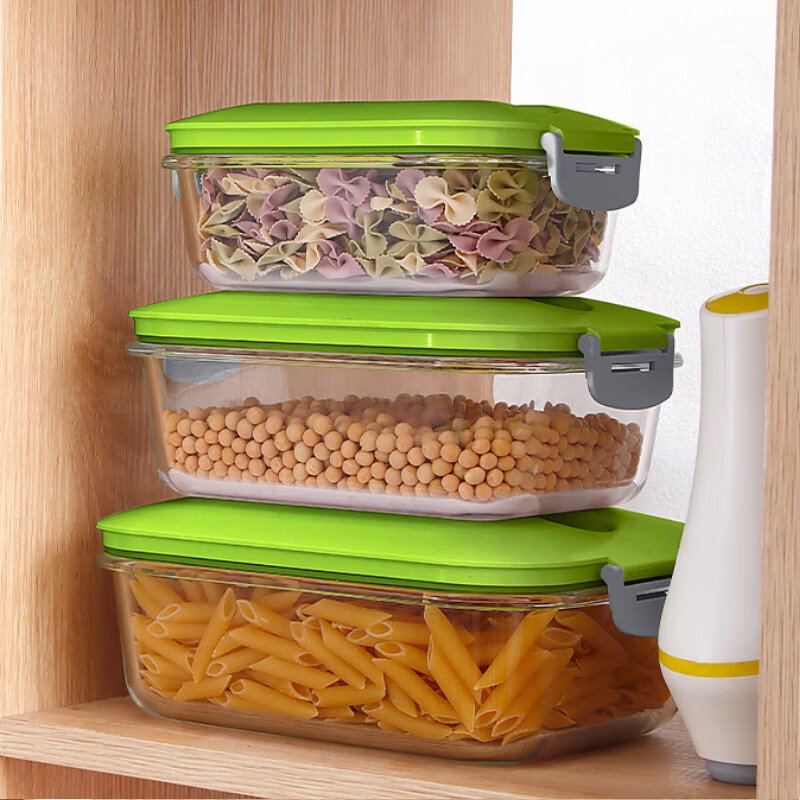 Dapai wireless vacuum sealing machine household fully automatic food plastic sealing machine wet and dry fresh-keeping machine fresh-keeping box 640ML high borosilicate glass + hand pump