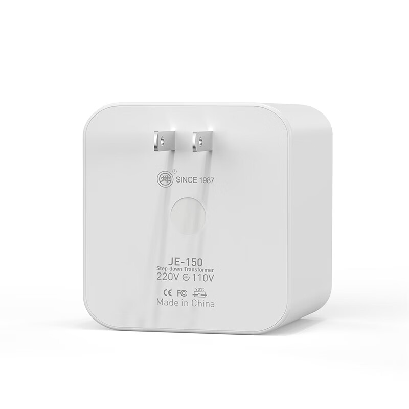 Shun 150VA pure copper transformer 220V to 110V portable small power voltage converter imported from the United States and Canada for domestic electrical appliances wireless belt switch JDZY-E1501