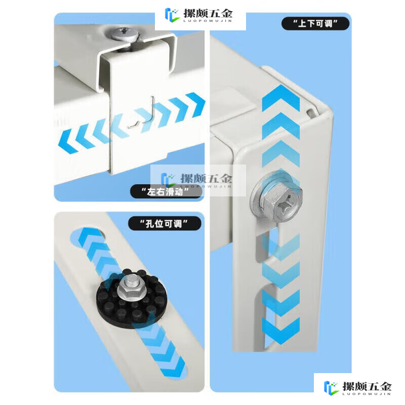 OUOETY air conditioner outdoor unit bracket accessories save space, floor-standing double-layer stacked shock-proof, shock-proof and noise reduction rack 3 XE-C1800*800*4001 hp