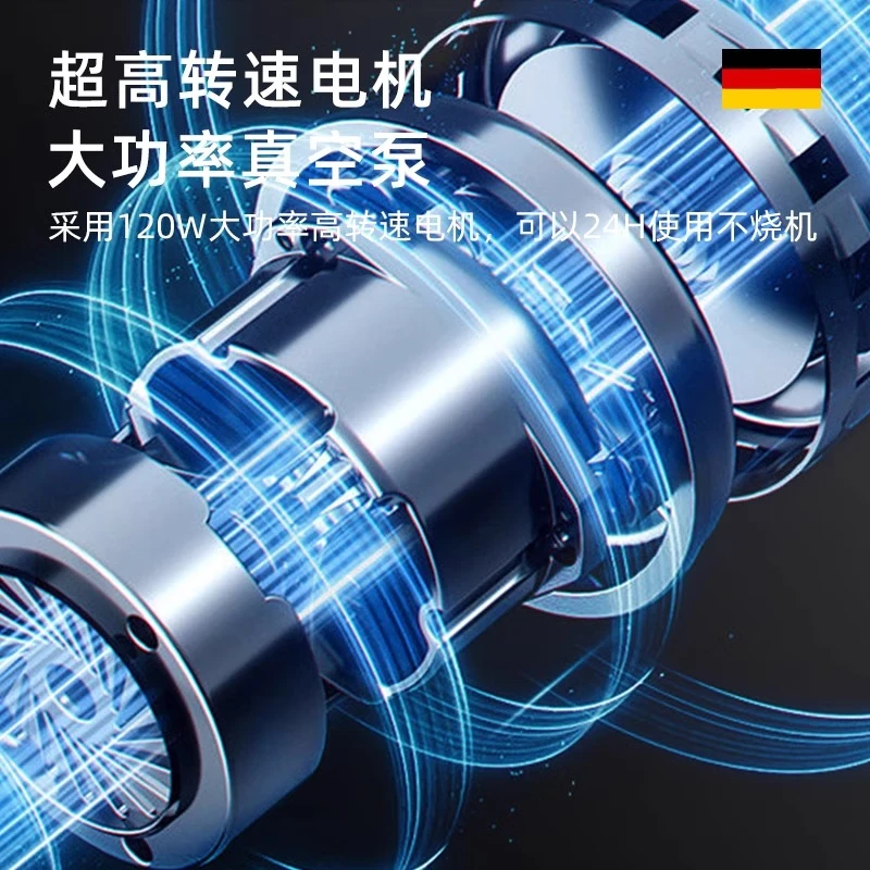 Kaidepudi German quality vacuum packaging machine fully automatic commercial vacuum sealing machine household wet and dry fresh-keeping machine food plastic sealing machine stainless steel vacuum machine wet and dry no cutter