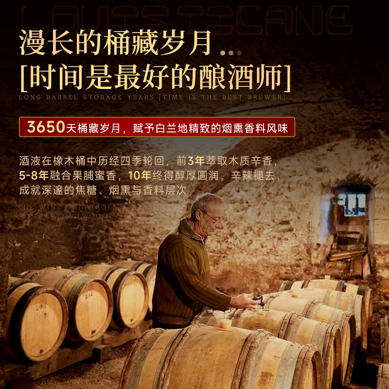 Louis Tecany French XO brandy 40 degrees 3000ml single bottle spirits original wine imported foreign wine new year gift gift box