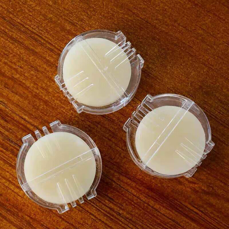 Kunsui imitation bamboo plastic embroidery stretcher, handmade cross-stitch stretcher, embroidery tool, cross-stitch lubricating thread wax, stamp embroidery stand tool, cross-stitch thread wax-2 boxes + 4 replacement packs