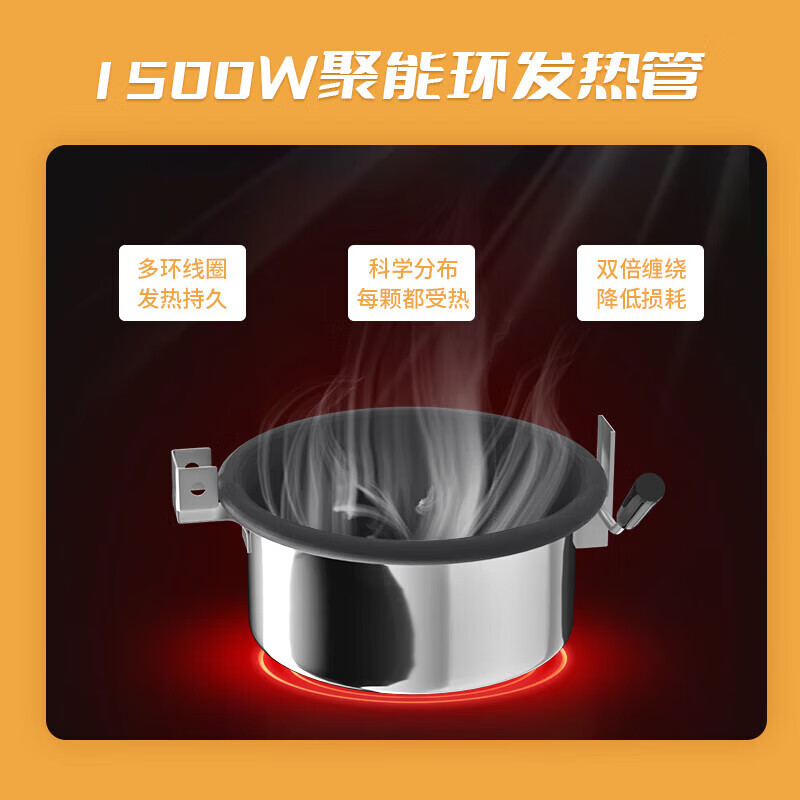 Venus popcorn machine commercial stall electric corn popcorn snack puffer popcorn machine popcorn machine digital display model丨10 oz丨200g corn/time