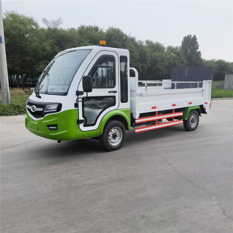 TUOTONGWEI Electric Garbage Removal Truck Hydraulic Tailgate Classification Trash Can Transfer Truck 6-Bucket 8-Bucket Flatbed Garbage Truck Electric Tailgate Garbage Truck Consultation Intention Fund