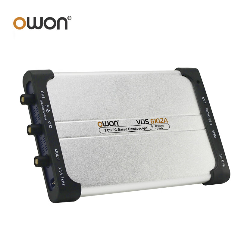 Owon Lilip virtual oscilloscope VDS6102A dual-channel 14-bit high-precision 100M virtual PC digital oscilloscope convenient standard signal source secondary development
