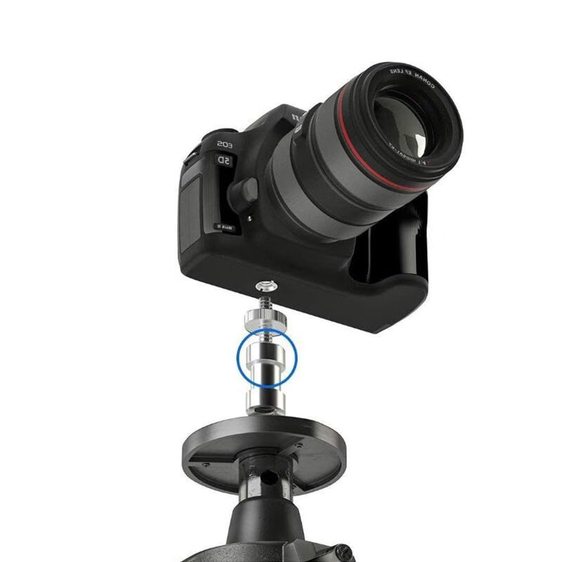 Xu ordered one-quarter two-way screw double-headed 1/4 adapter butt thread adapter suitable for camera photography accessories 1/4-1/4 double-headed butt screw