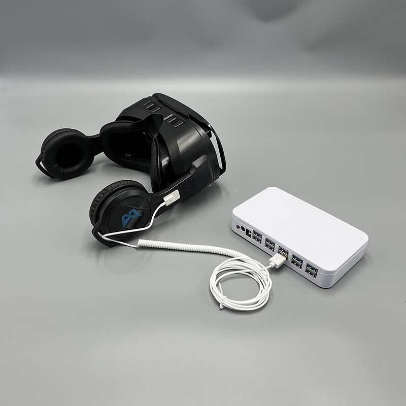 Zhitiao smart VR glasses anti-theft chain AR display MR anti-lost rope alarm drone PICO4Ultar electronic game all-in-one remote control drag one with anti-theft device + cable (remarks for connection style when ordering)